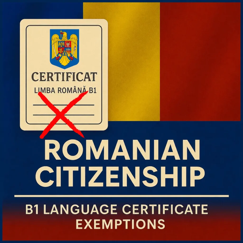 Romanian Language Certificate Exemption